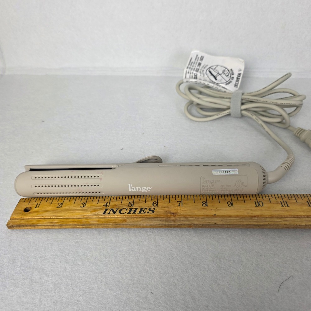 L'ange Le Duo 360 Airflow Styler Sand Beige Titanium Flat Iron Curler A133 - Picture 5 of 7